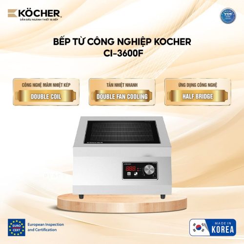 Bếp từ công nghiệp Kocher CI-3600F