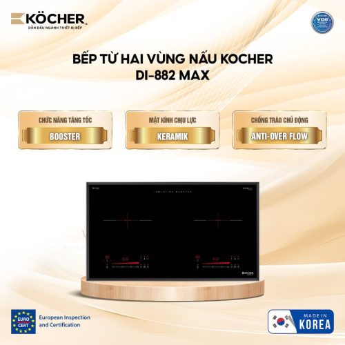 Bếp Từ Đôi Kocher DI-882 MAX
