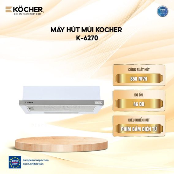 Máy hút khử mùi Kocher K-6270 70cm