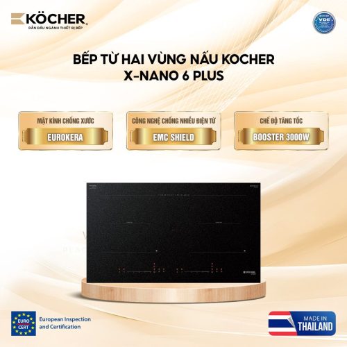 Bếp từ 2 vùng nấu Kocher X-NANO 6 plus
