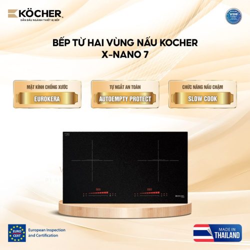 Bếp từ 2 vùng nấu Kocher X-NANO 7