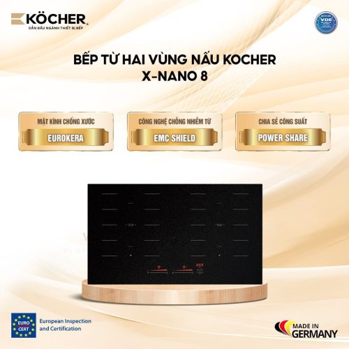 Bếp từ 2 vùng nấu Kocher X-NANO 8