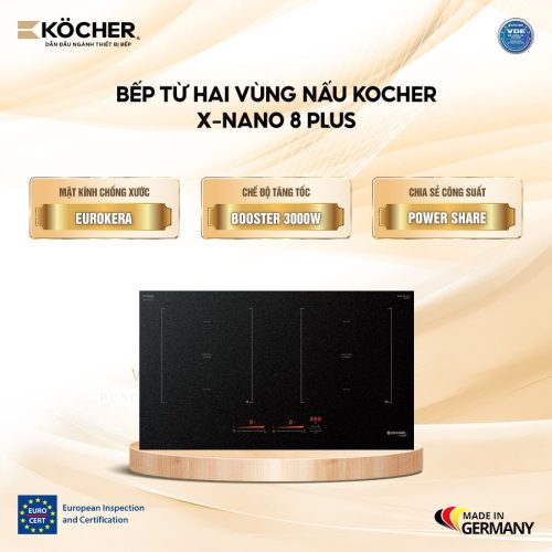 Bếp từ 2 vùng nấu Kocher X-NANO 8 Plus