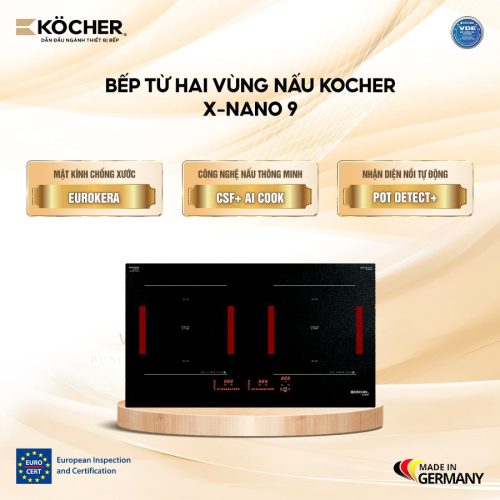 Bếp từ 2 vùng nấu Kocher X-NANO 9