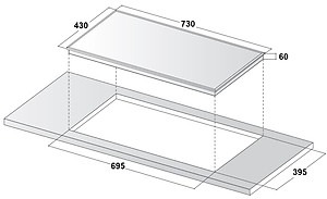 Bếp từ đôi Kocher DI‑221 image 1780974476470